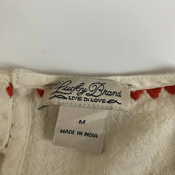 Lucky Brand Live Love Embroidered Tank - Picture 4 of 7